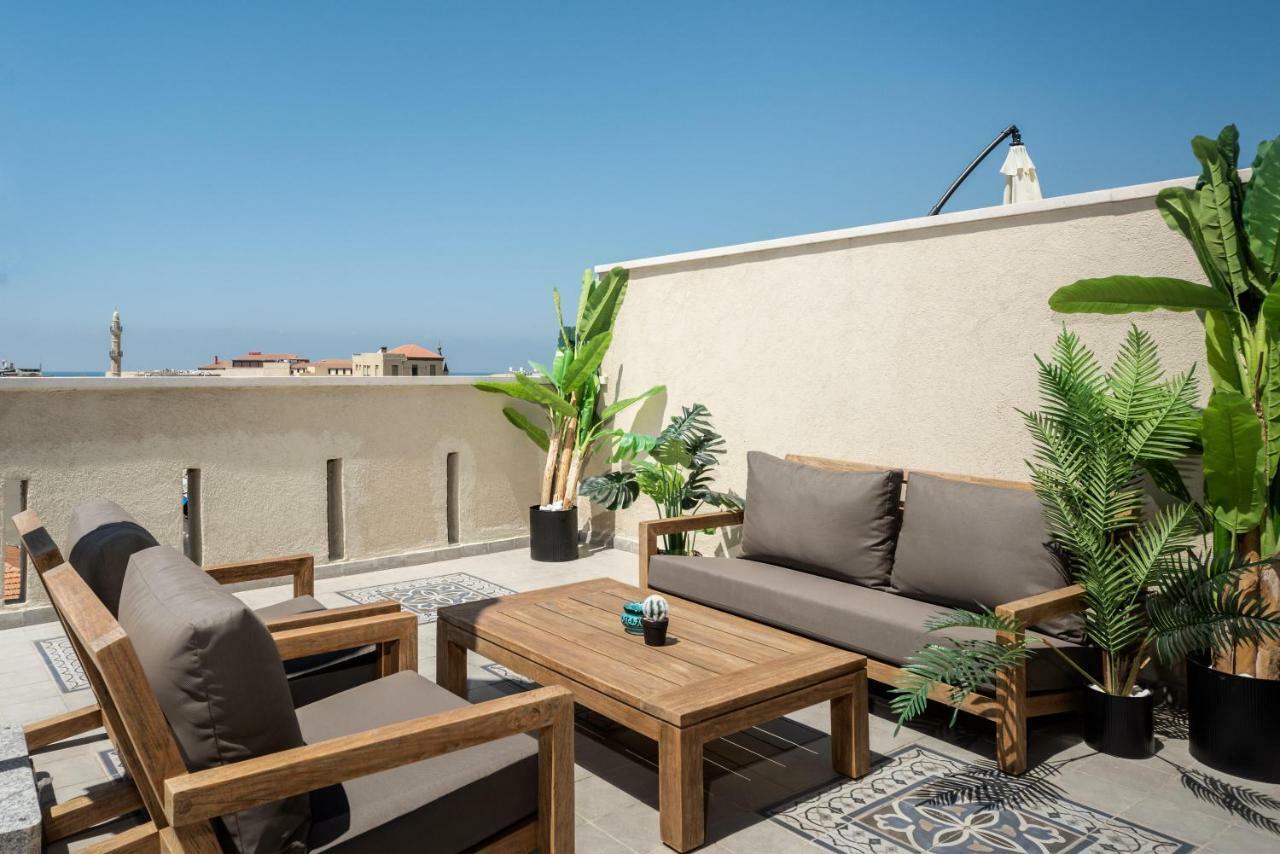 Duplex With Sea View Terrace Above The Flea Market 텔아비브 외부 사진